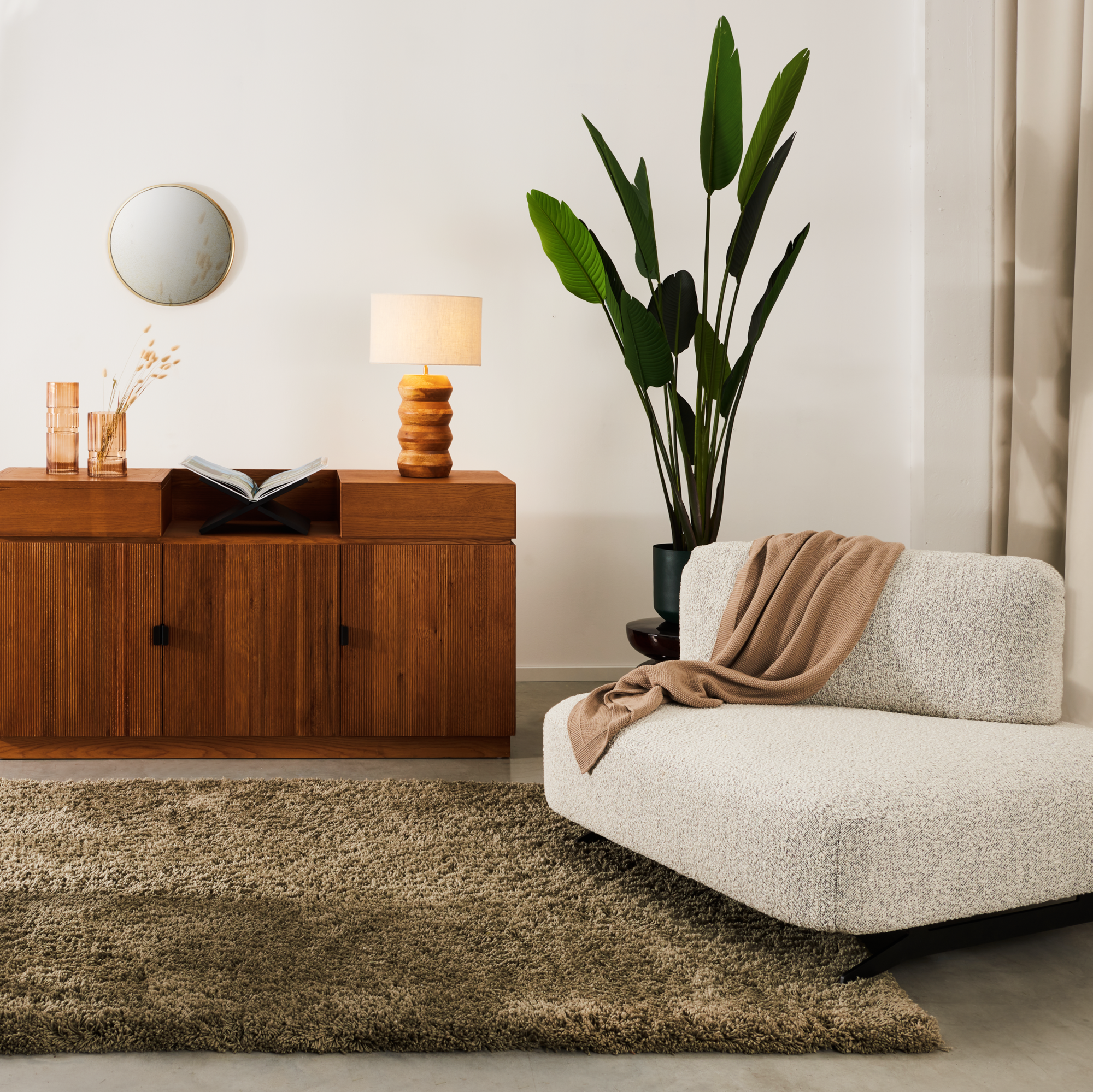Lampvoet Diego hout