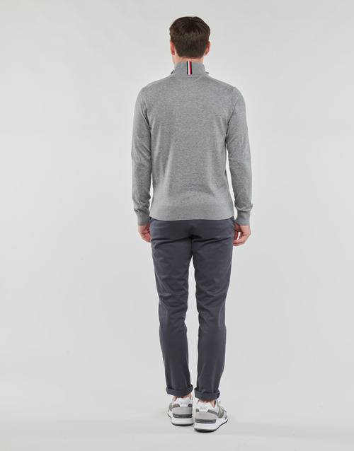 Tommy Hilfiger - 1985 ZIP MOCK - Gris