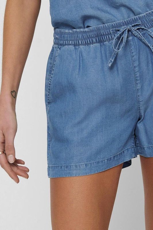 Only Onlpema Life Lyocell Dnm Shorts Noos Dames Broek