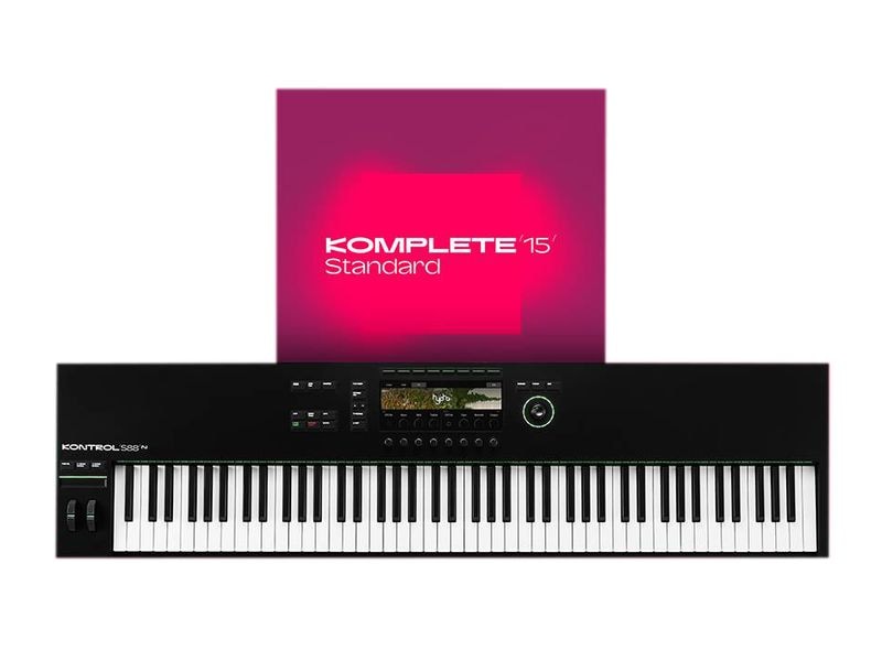 Native Instruments Keyboard Controller Kontrol S88 MK3 inkl Controller-Tastatur mit 88 gewichteten Tasten und Komplete 15 Standard