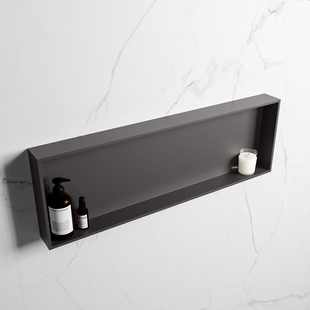 Mondiaz Easy nis 90x30x8cm 1 vak dark grey