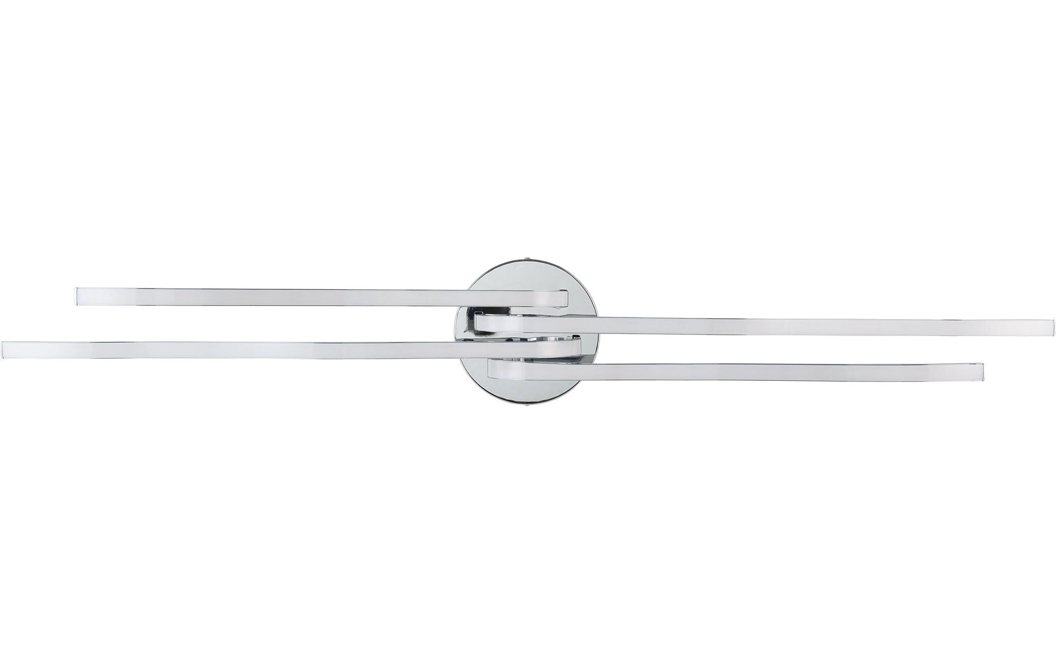 Wand-/Deckenleuchte RONCADE LED 37W 3000K Silber<br>Moderne LED Wand-/Deckenleuchte mit warmweissem Licht, ideal für Wohn- und Schlafzimmer