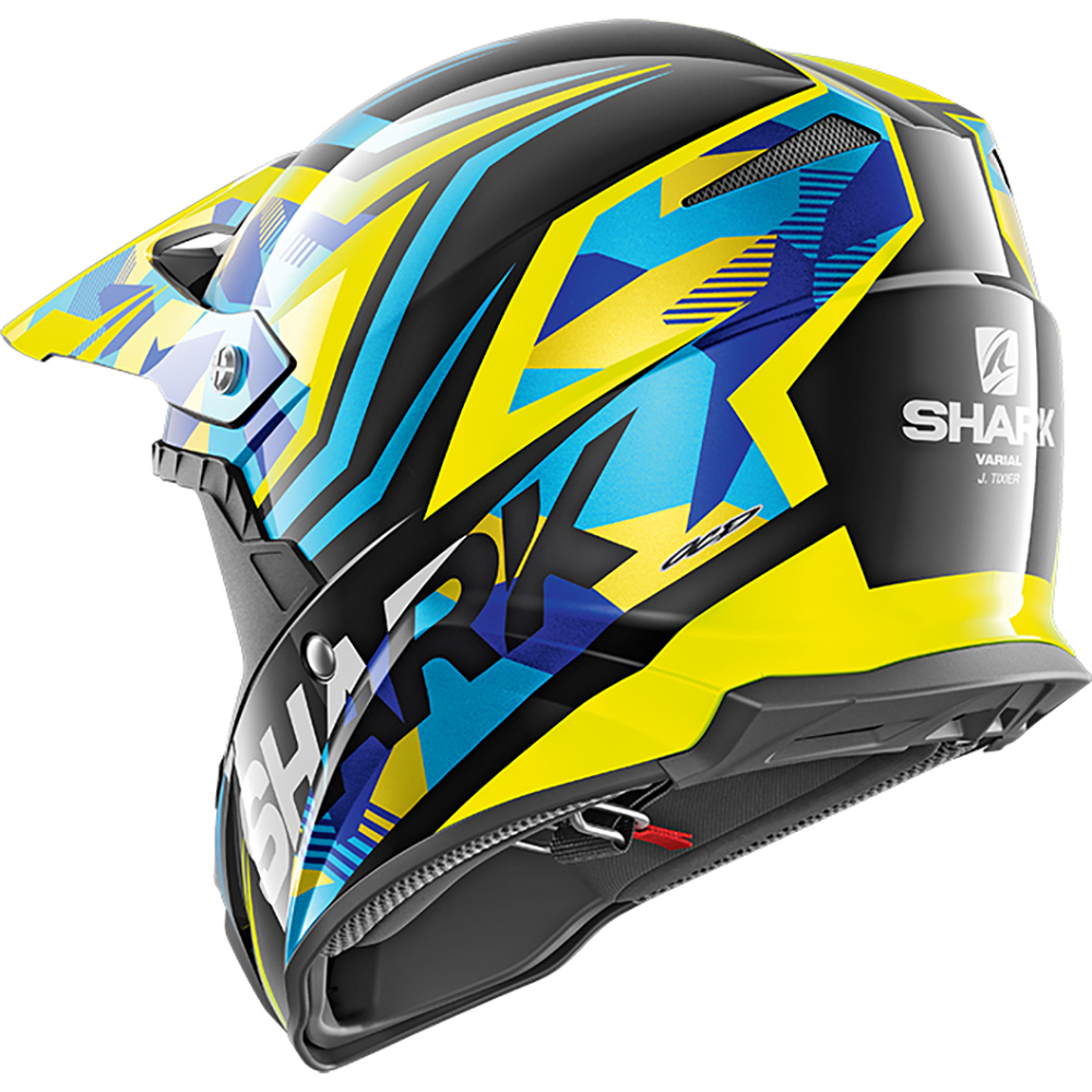 Shark - Casque Varial Replica Tixier Noir / Bleu / Jaune