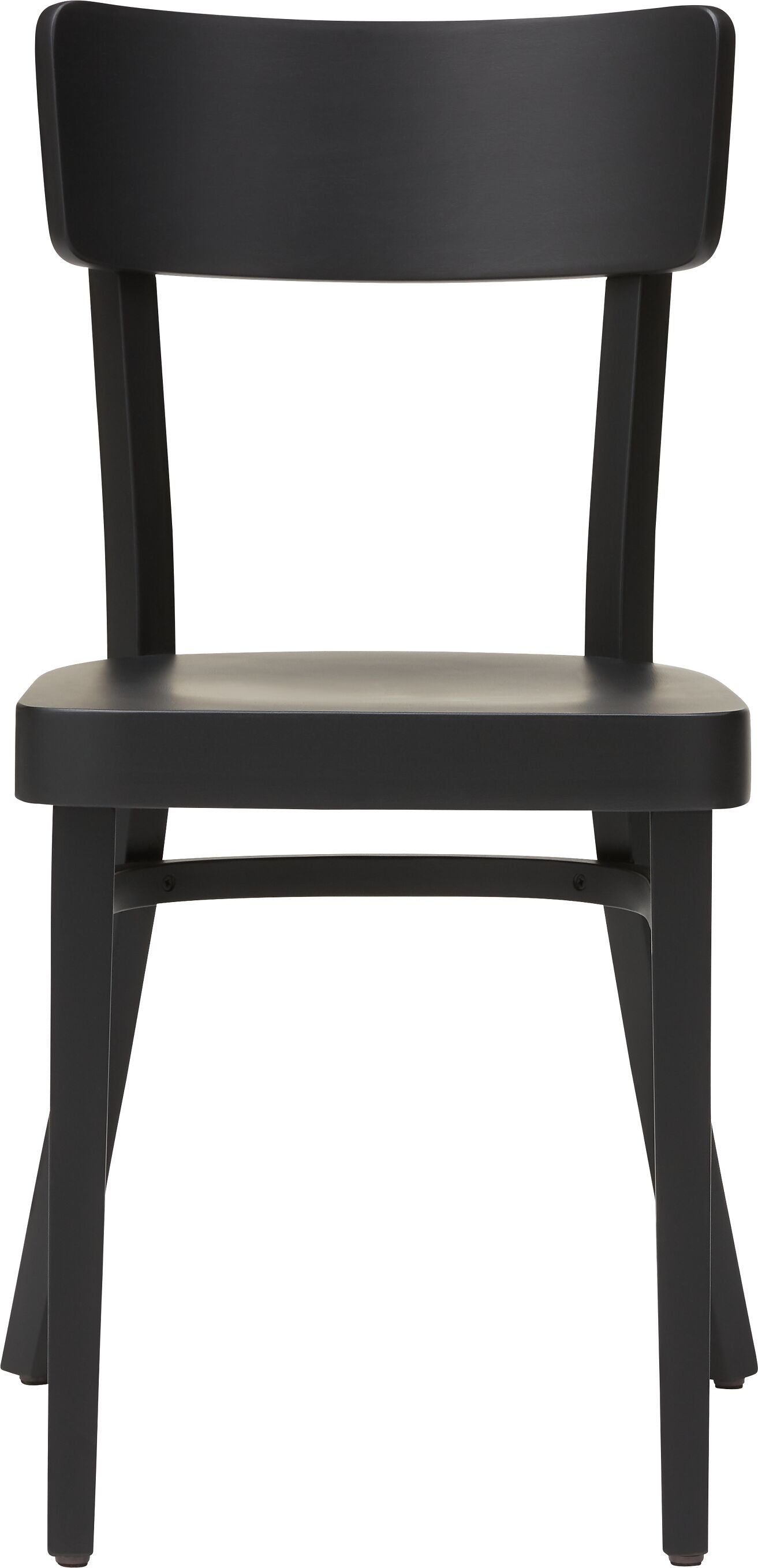 PANUCCI Stuhl - Schwarz / B: 40.0 cm x T: 40.0 cm x H: 82.0 cm