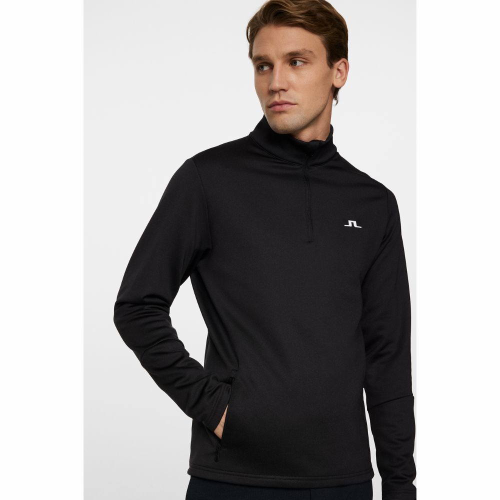 Aerial Quarter Zip Genser Svart