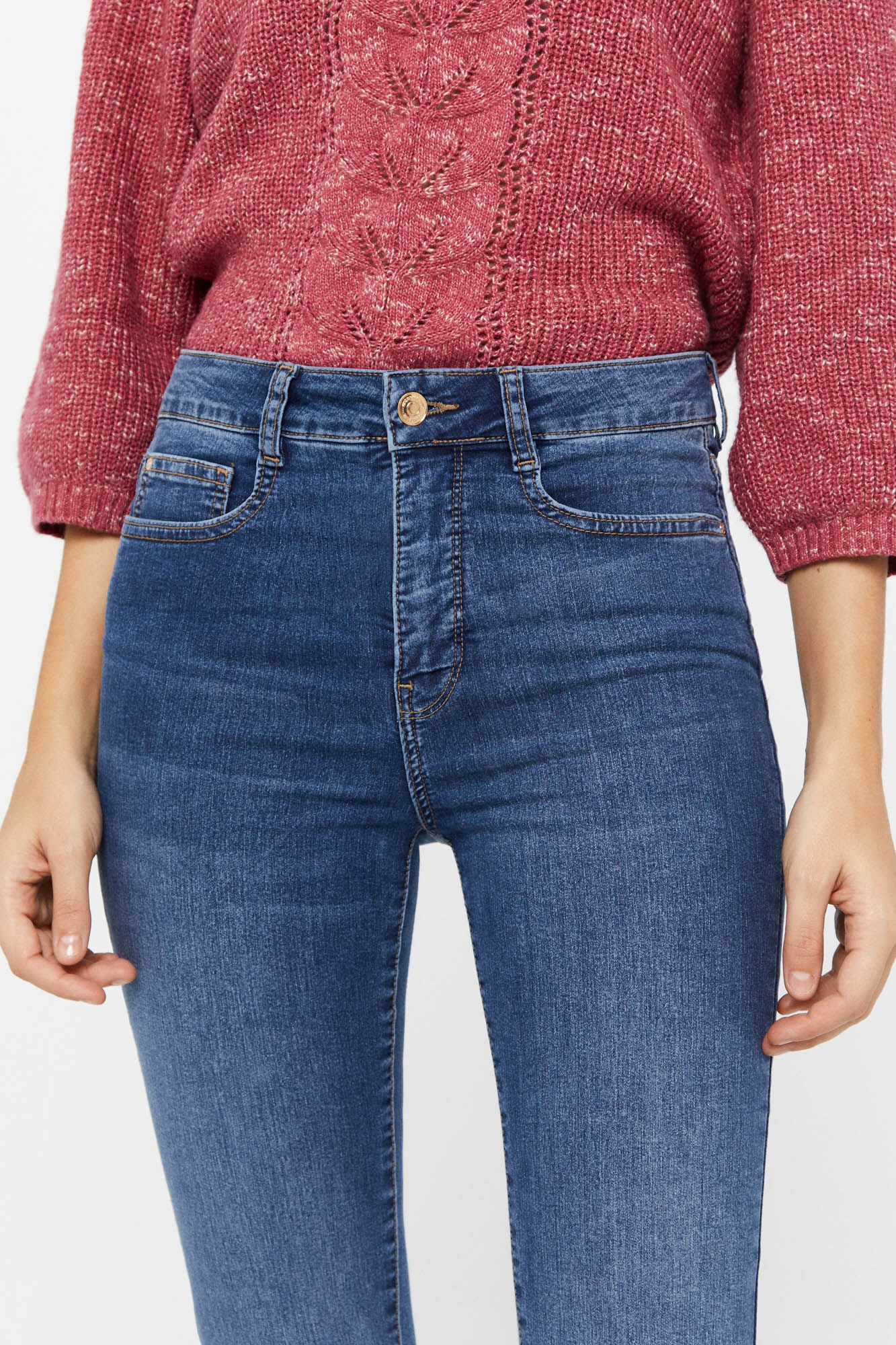 Calça vaquero redutora sensacional fit - Azul