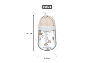 Rietjesbeker Mepal Mio 300 ml  - Sunshine & Rainbow