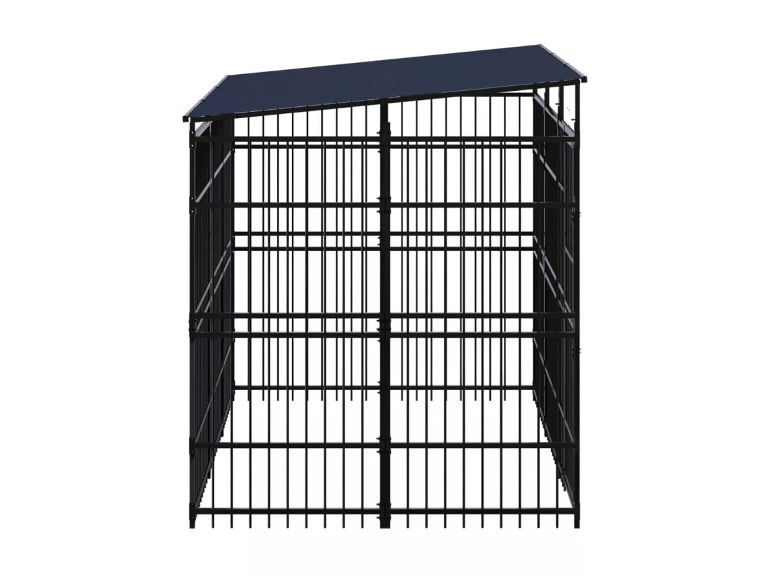 Chenil cage enclos pac noire 288 x 192 x 200 cm 02_0041762