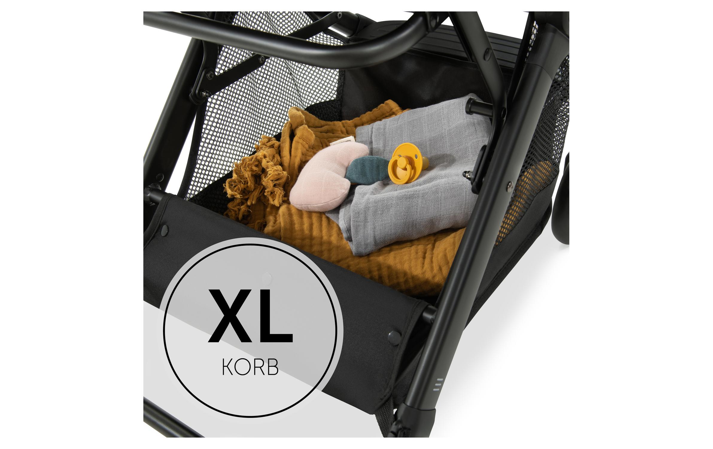 Buggy Travel N Care Schwarz<br>Handlicher, kompakt verstaubarer Kinderwagen