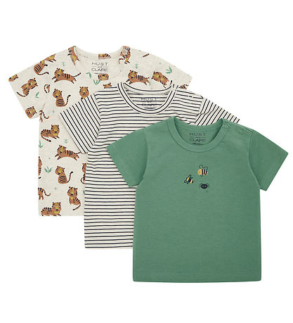 Hust and Claire T-Shirt - 3er-Pack - Asmo - Französisch Oak