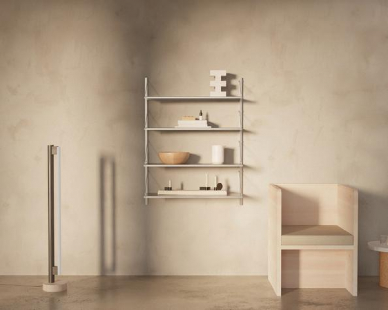 Frama Shelf Library H1084 Single wandkast roestvrijstaal
