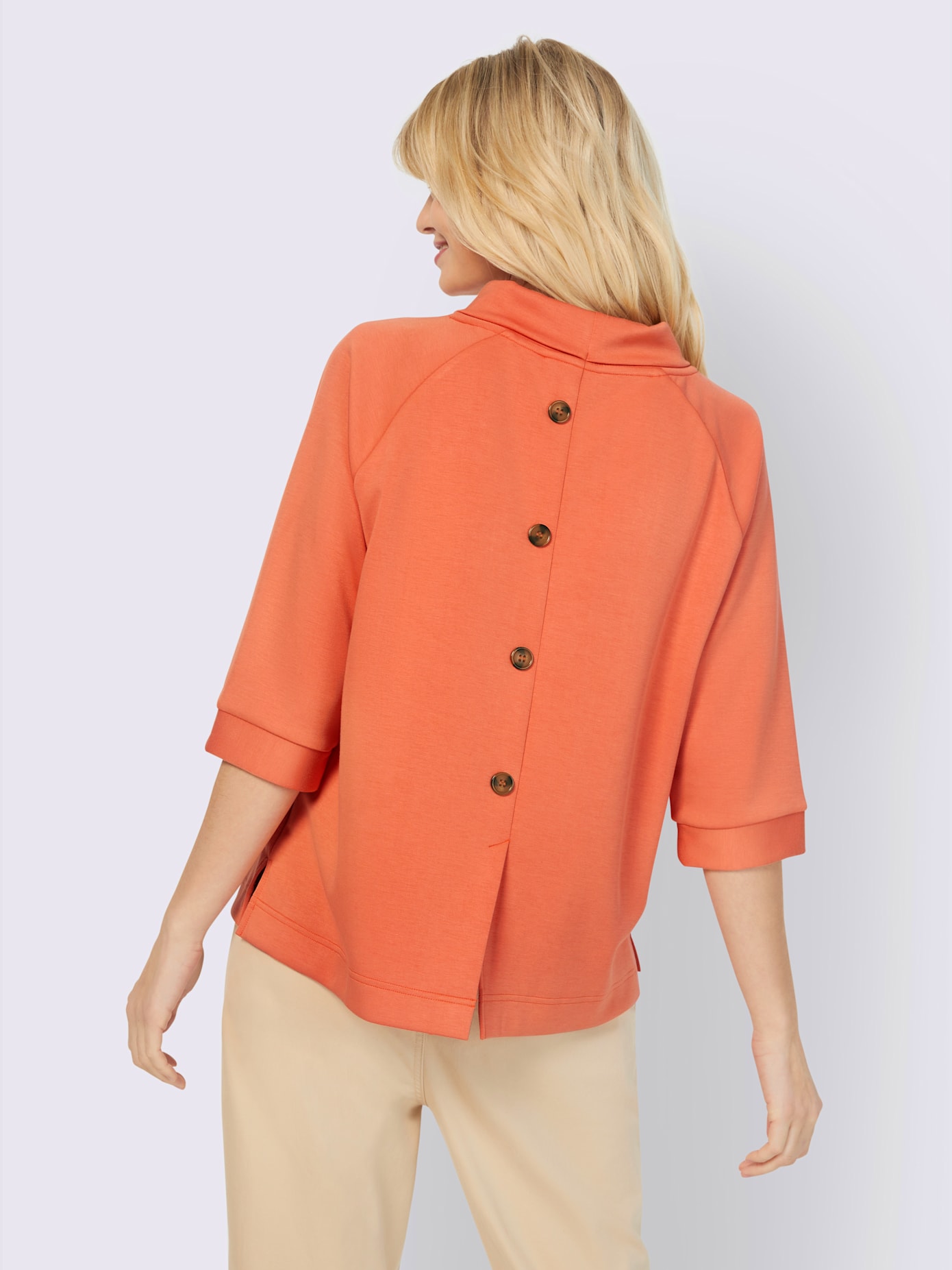 Sweat-shirt mélange de modal doux