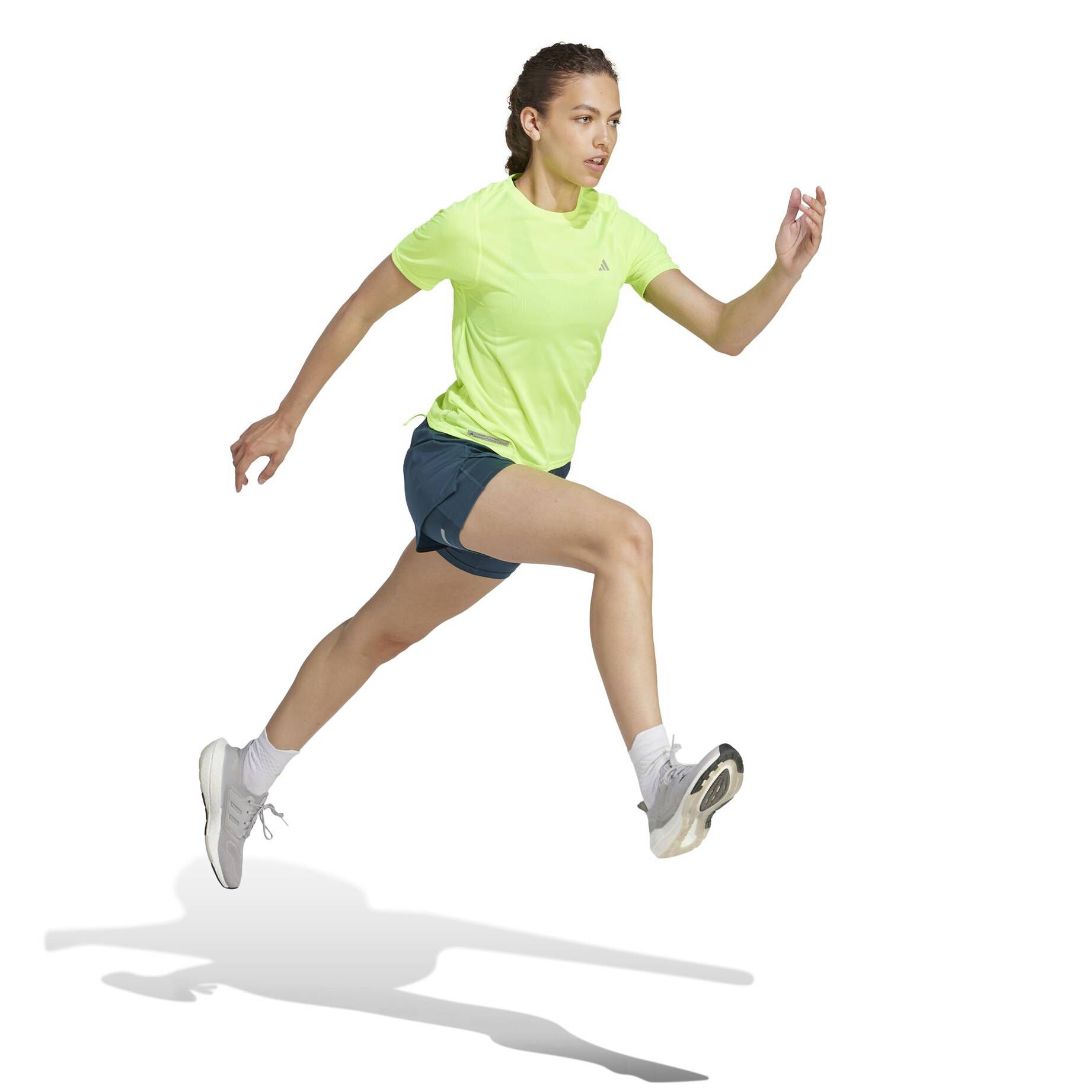 adidas Performance| Damen Laufshorts mit Innenhose ULTIMATE 2IN1 SHORT W