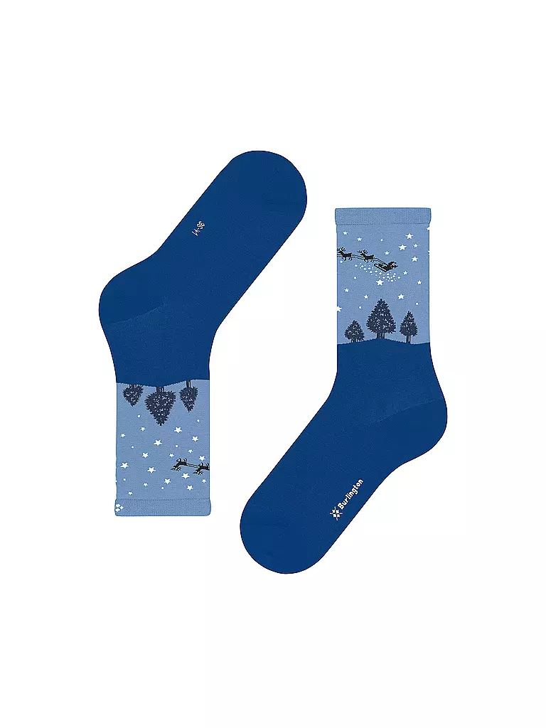 BURLINGTON Damen Socken SILENT NIGHT 36-41 yve blau