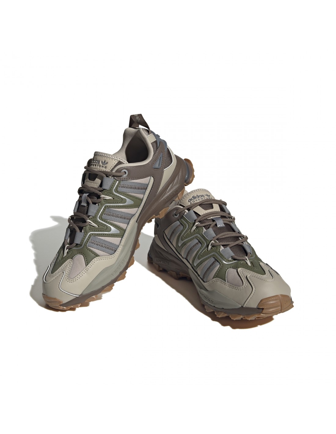 adidas Sneakers Homme hyperturf marron/vert