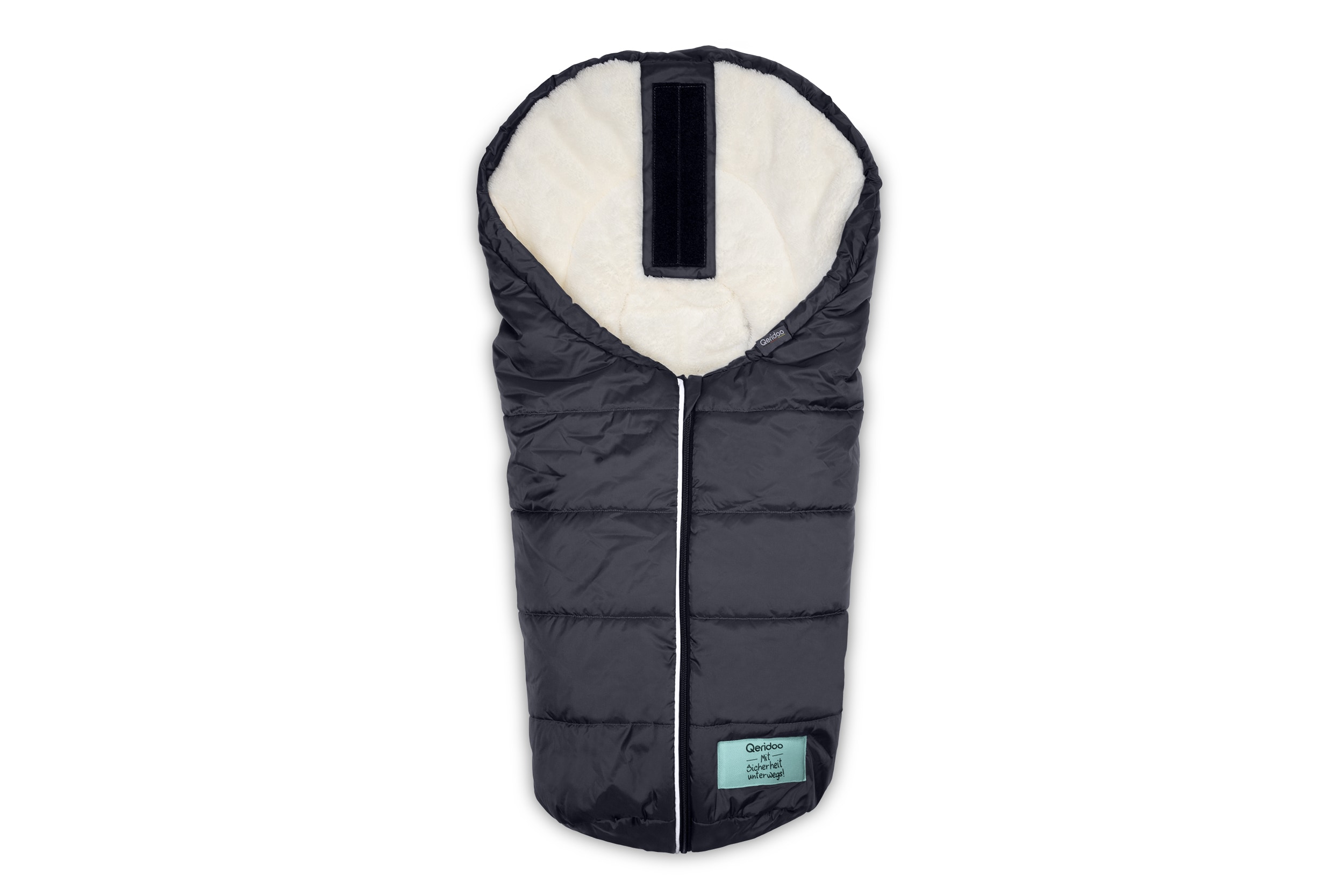 Qeridoo Fahrradanhänger Kidgoo 1 Fidlock Edition Baby Winter Set