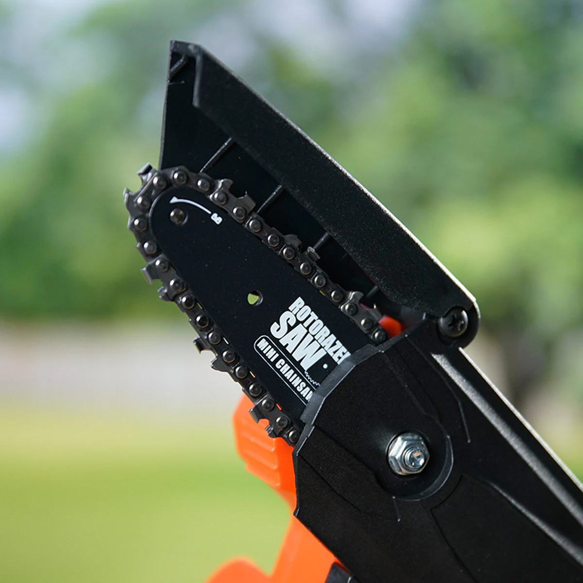 Best Direct® Mini Akku Kettensäge - Handkettensäge Rotorazer Mini Chainsaw