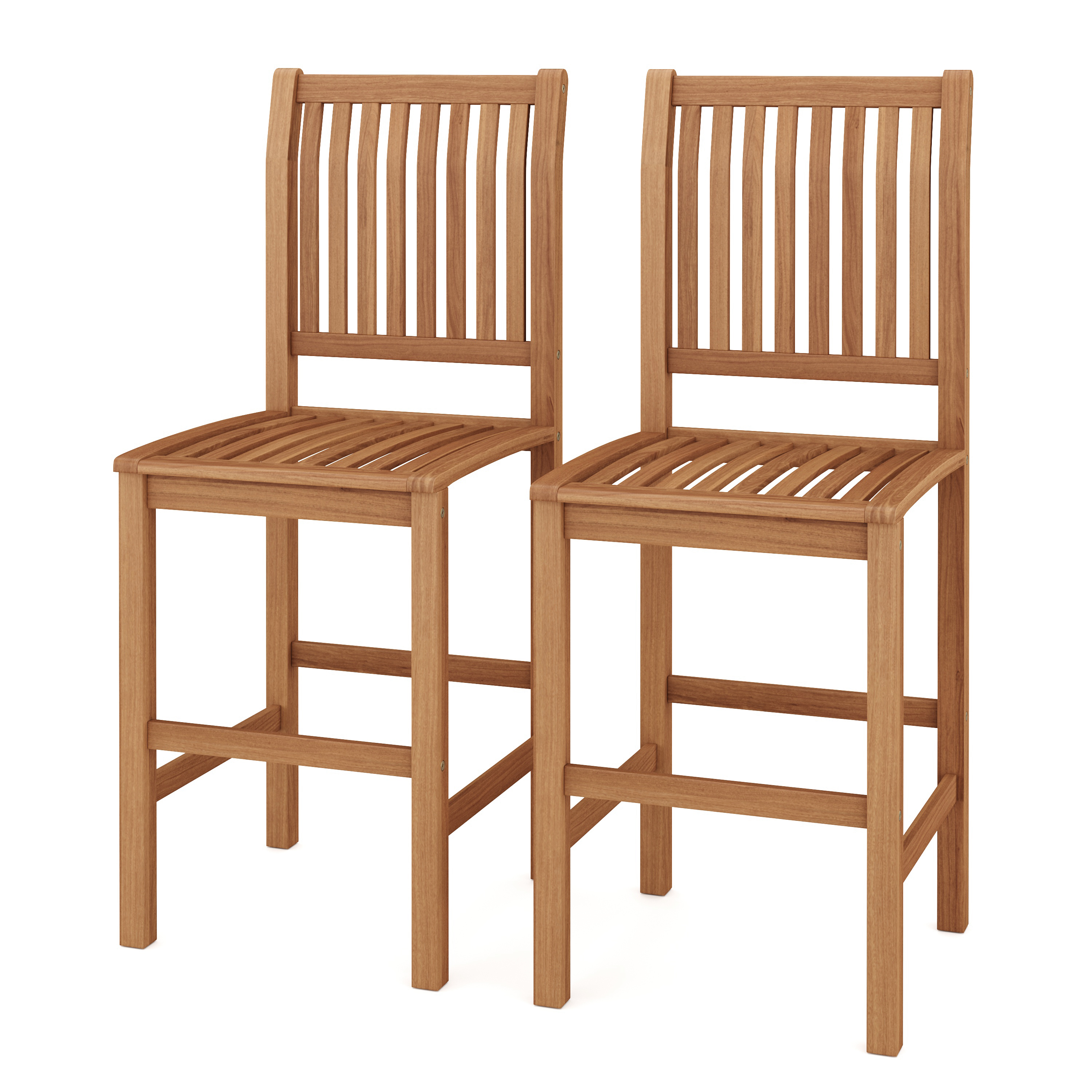Barstuhl Holz PERUGIA 2er Set