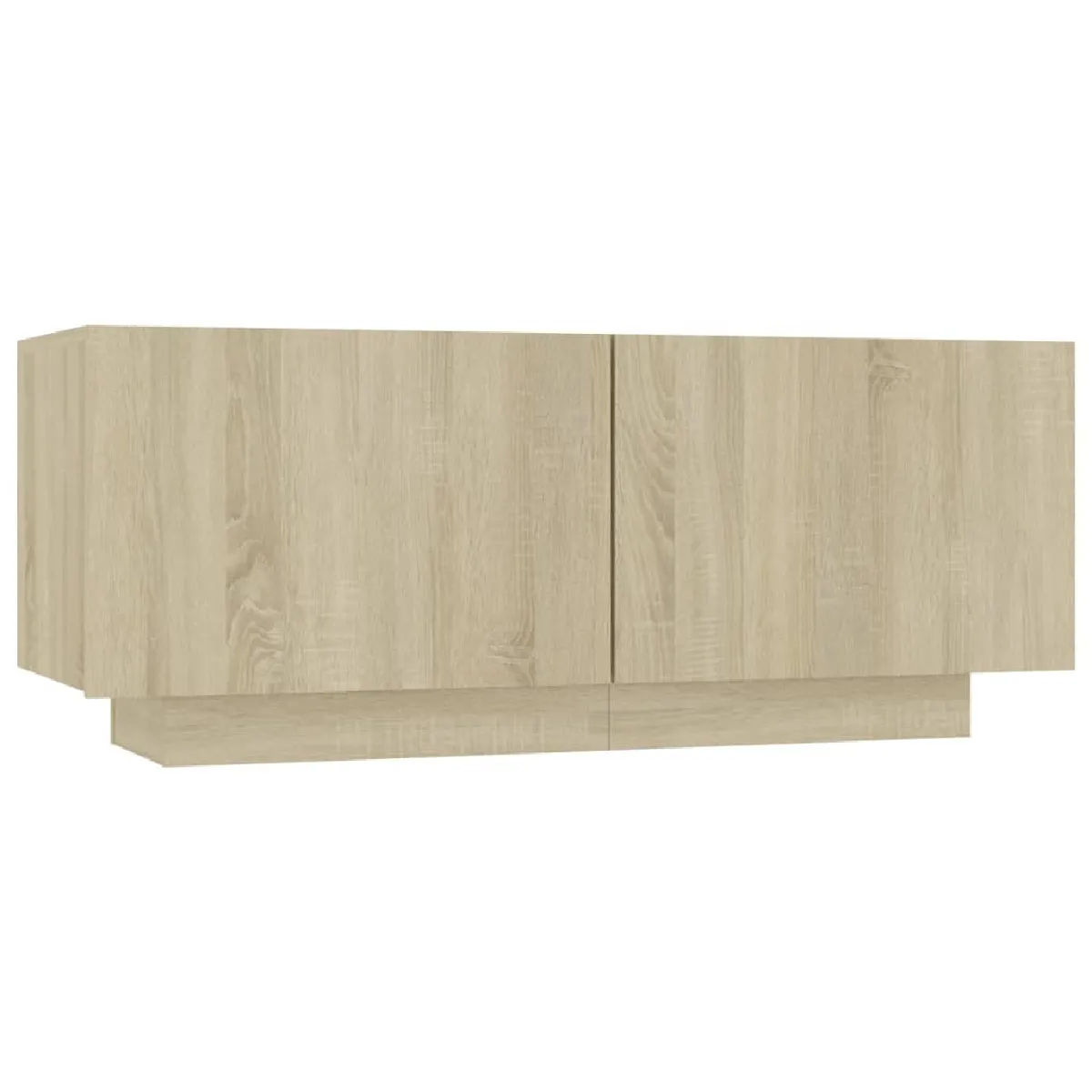 vidaXL Meuble TV Chêne sonoma 100x35x40 cm