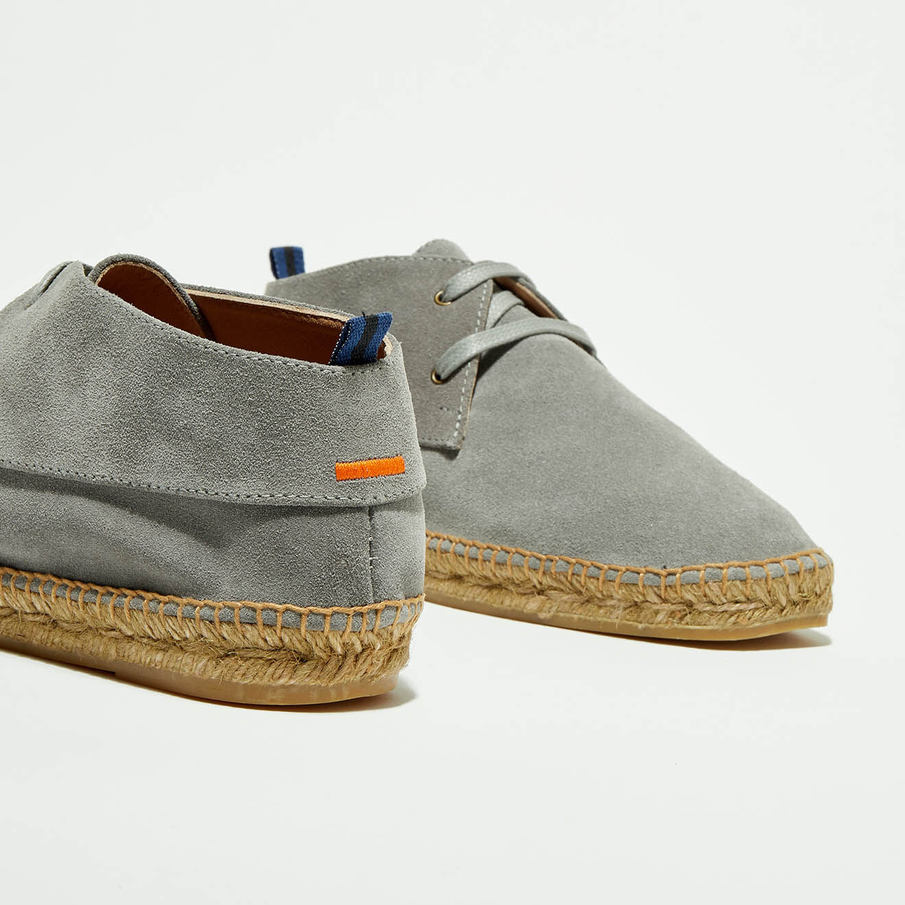 Castaner Chukka boots en Velours de Cuir Bruno gris clair