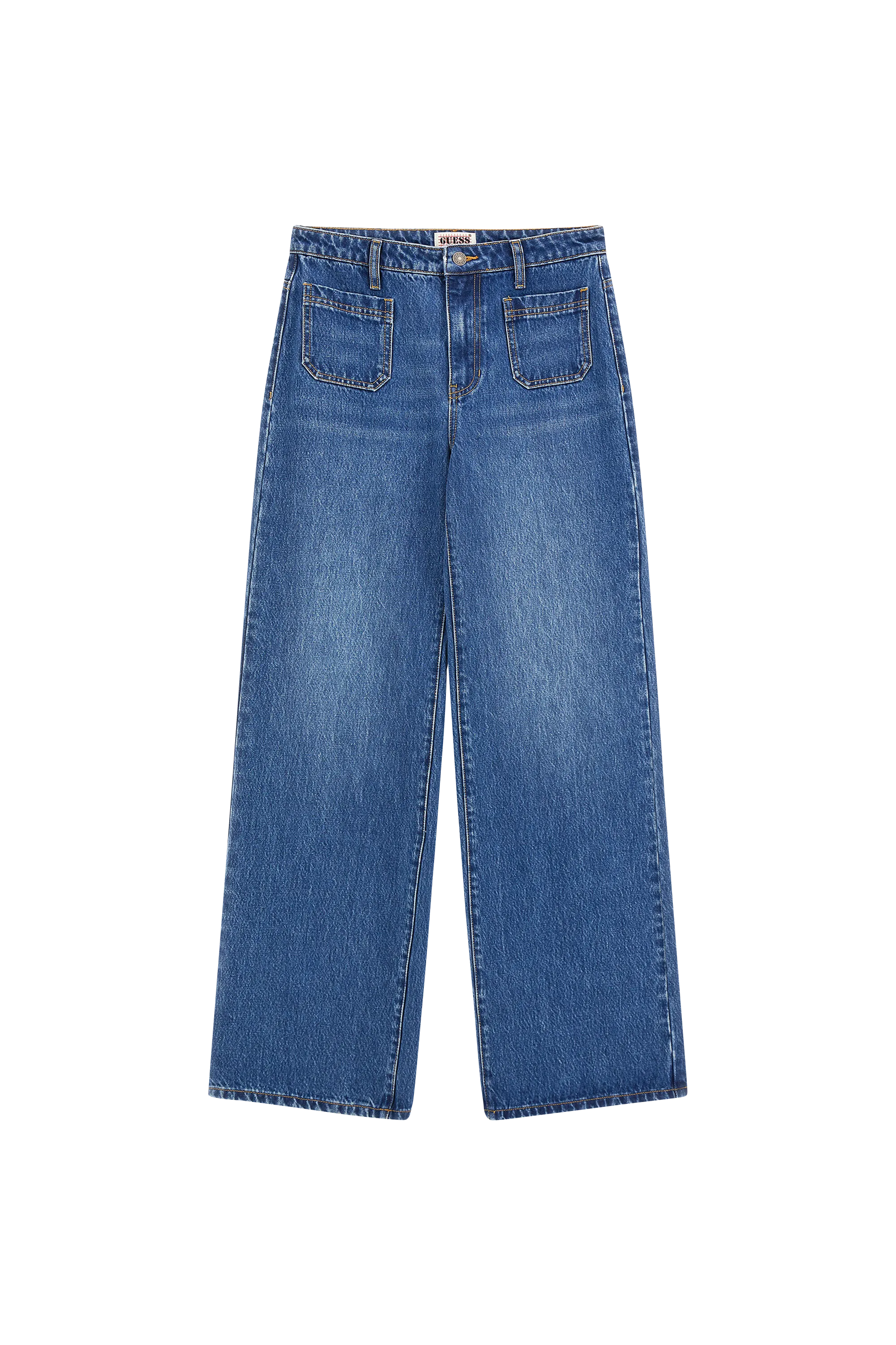 GUESS ORIGINALS Jean GO PATCH PKT WIDE LEG F Bleu