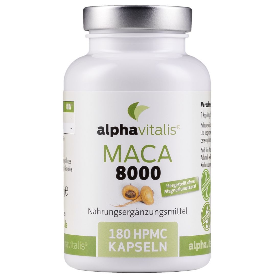Alphavitalis® Maca Kapseln 8000 vegan