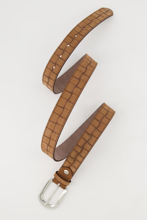 Gürtel, Leder, Metallic-Schnalle