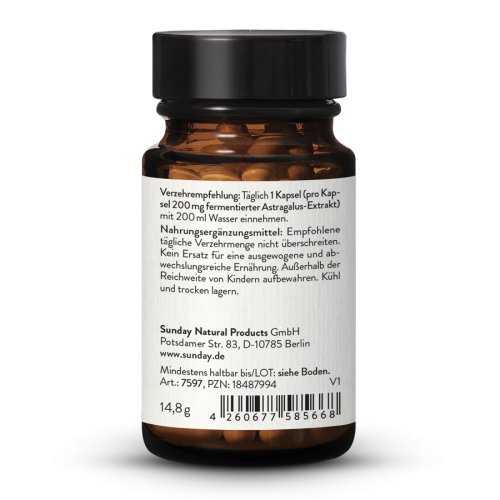 Sunday Natural Products  Astragalus Extrakt Fermentiert
