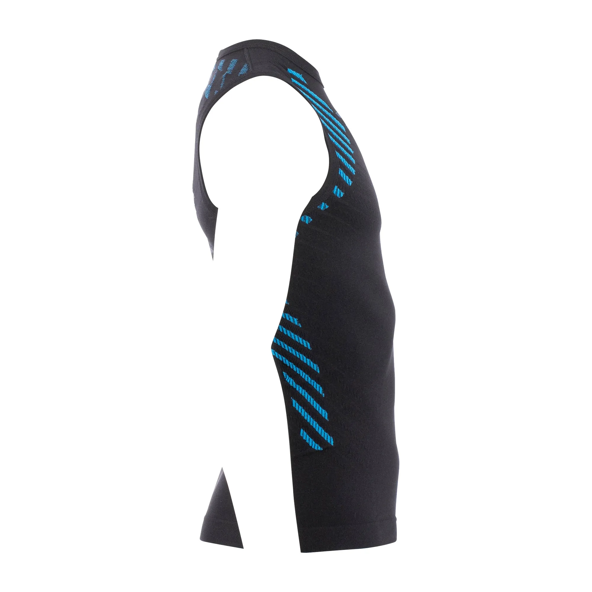 UYN -  UYN Unterhemd Running Ultra1 Sleeveless Männer schwarz blau