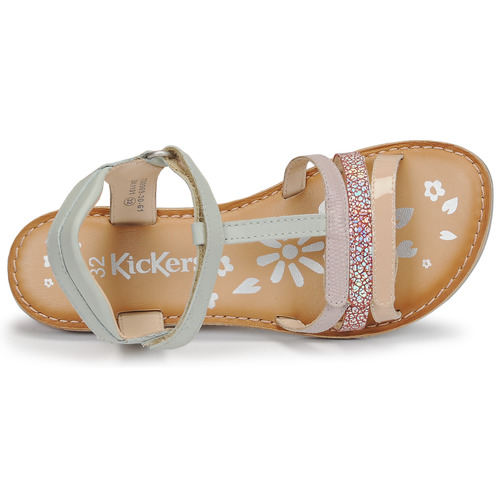 Kickers - DIAMANTO - Rose / Jaune