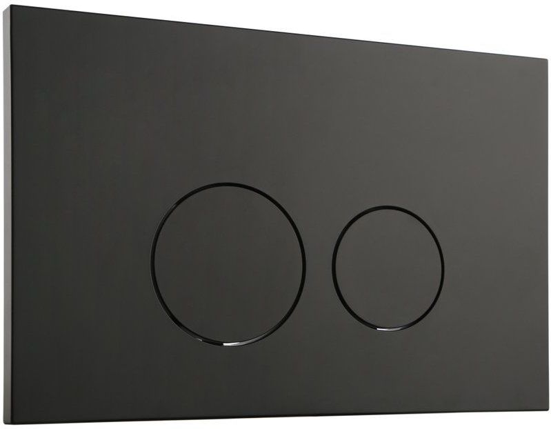 Qeramiq - Push - Drukplaat - Mat Zwart - Voor Geberit UP320 Inbouwreservoir