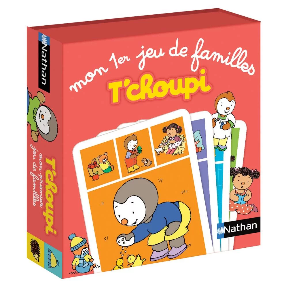 T'CHOUPI - MON PREMIER JEU DE FAMILLES