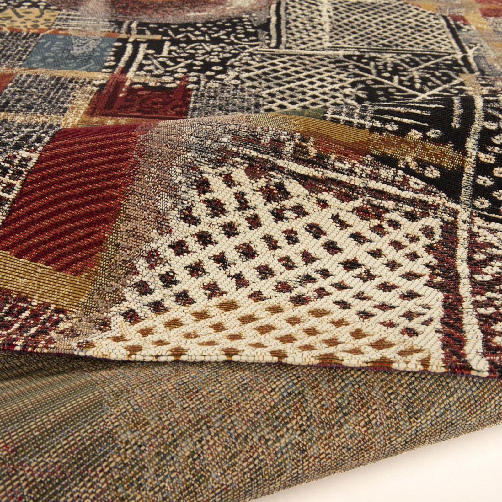 In-/Outdoorteppich - braun-multicolor - 60x100 cm