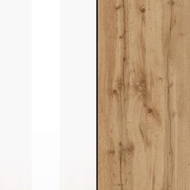 GOODproduct Sideboard »Garda, Kommode, Schrank, 2 Türen, 1 Schublade, Made in Italy« Hochglanzlackierte Fronten, Korpus matt, grifflos, Breite 80,9 cm