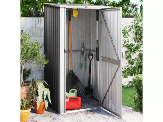 Abri de jardin Anthracite 118,5x97x209,5 Acier galvanisé