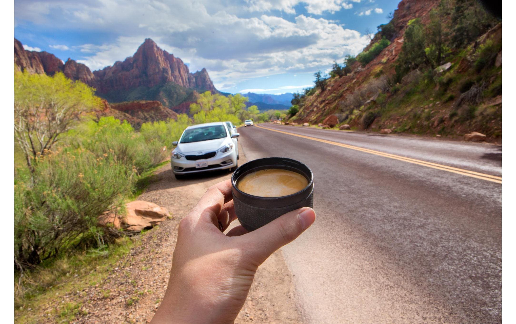 Reisekaffeemaschine Minipresso NS Nespresso KapselnKompakte Kapselkaffeemaschine für unterwegs