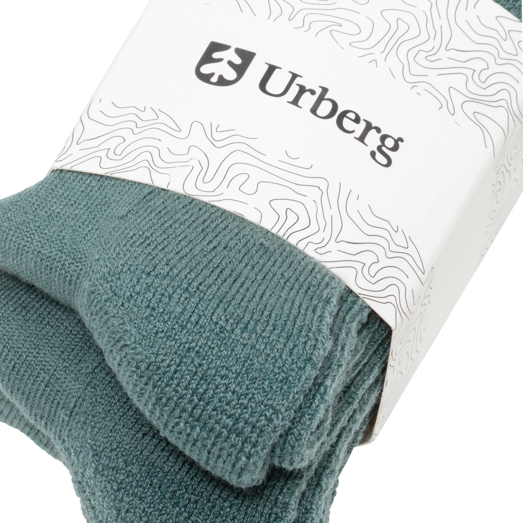 Urberg Thicker Every Day Merino Wool Sock 3p Jr Silver Pine