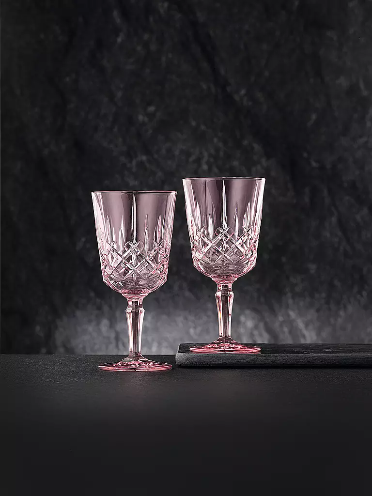 NACHTMANN Cocktail- / Weinglas 2er Set 355ml NOBLESSE Rose rosa