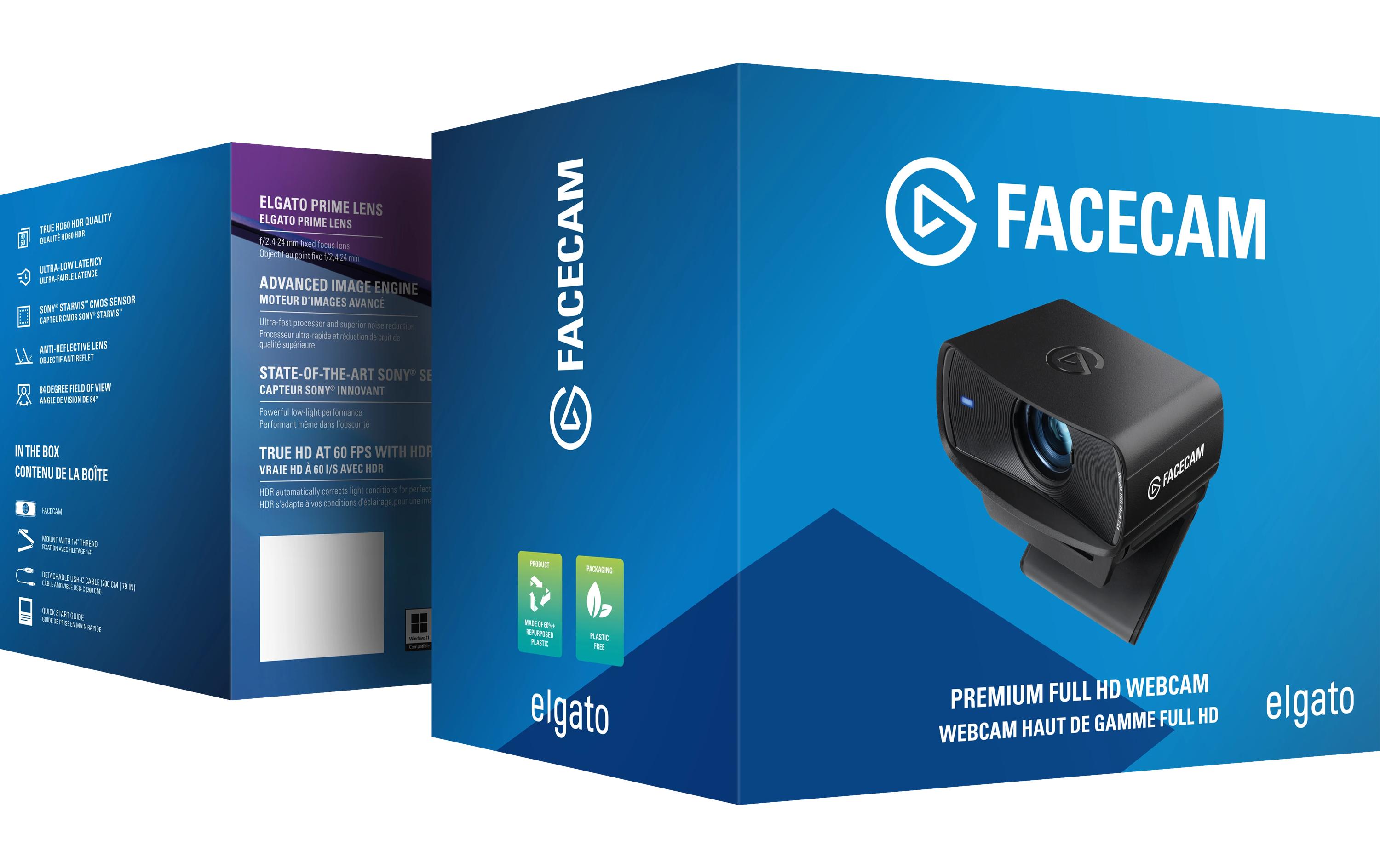 Webcam Facecam MK.2<br>HDR fähige Full HD-Webkamera für professionelle Leistung bei schlechten Lichtverhältnissen