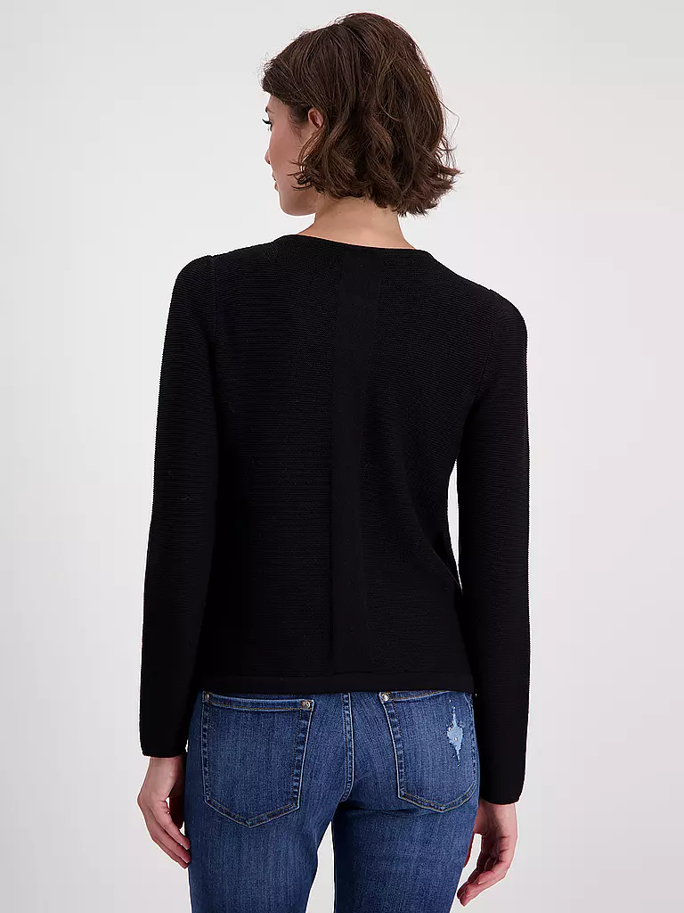 MONARI Strickjacke schwarz