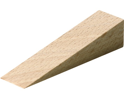 Houten wiggen, beukenhout, 65x18x14 mm, 50 stuks