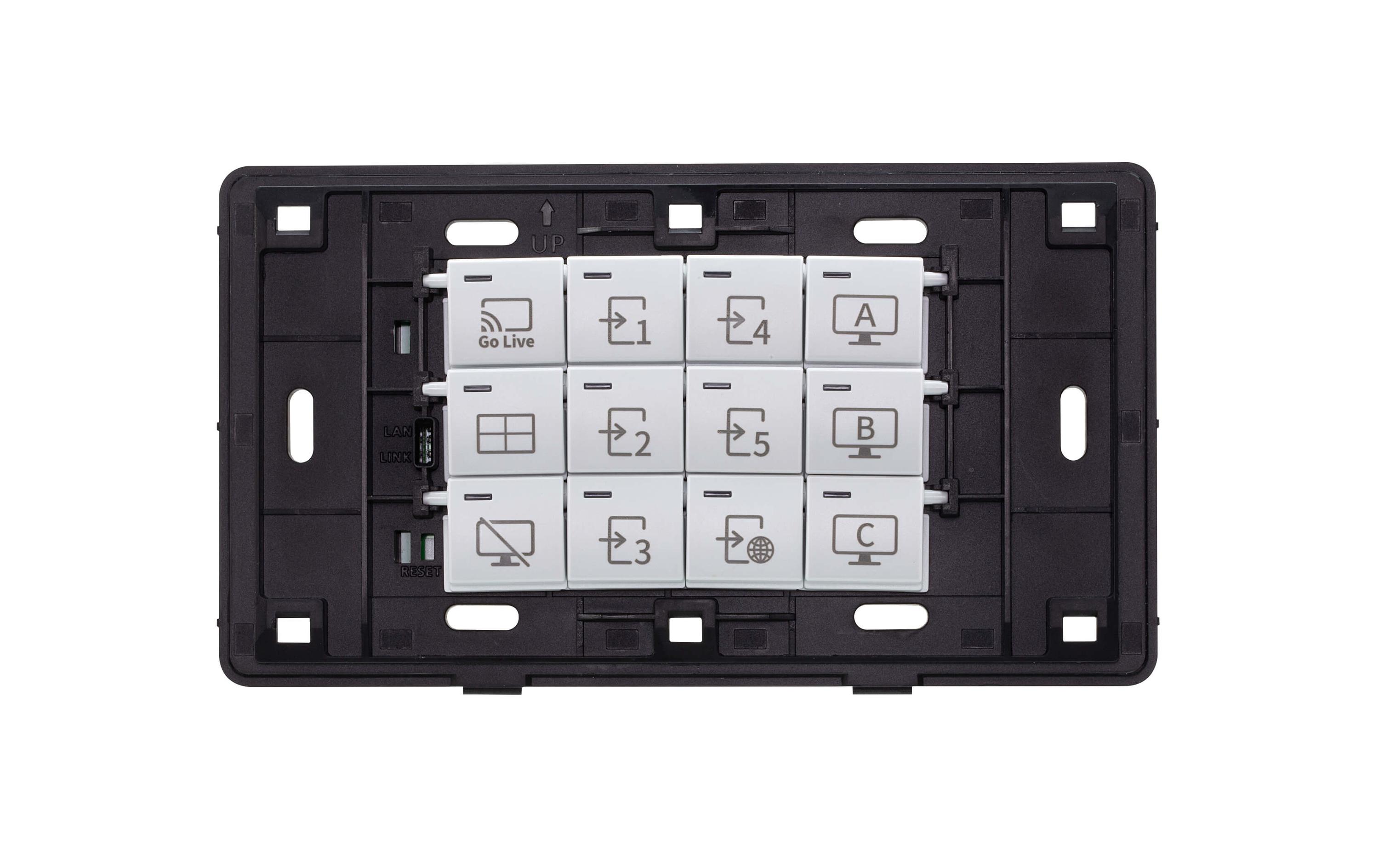 Bedienfeld VPK312K1 12-Tasten<br>12-Tasten Netzwerk Remote Pad (EU, 2 Gang)