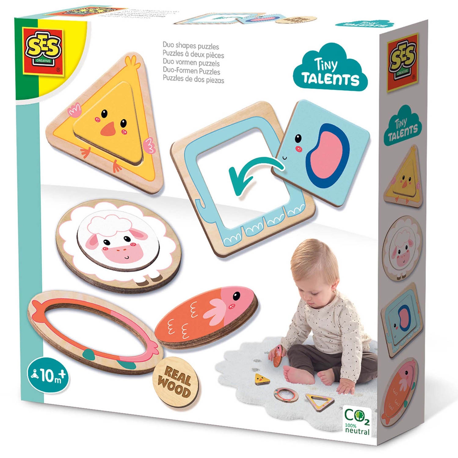 Tiny Talents by SES Duo vormenpuzzel multi