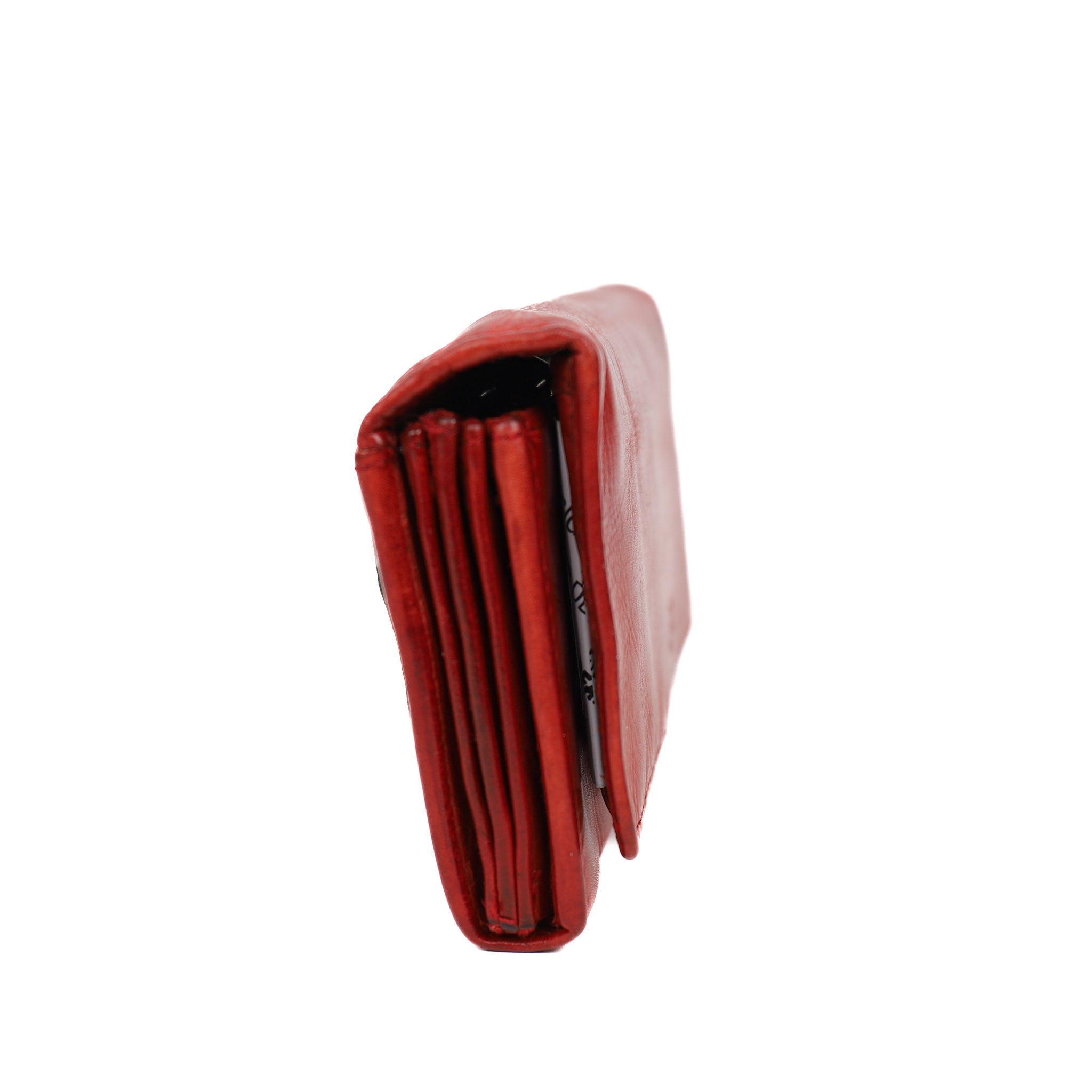 Overslag portemonnee 'Noor' rood Rood