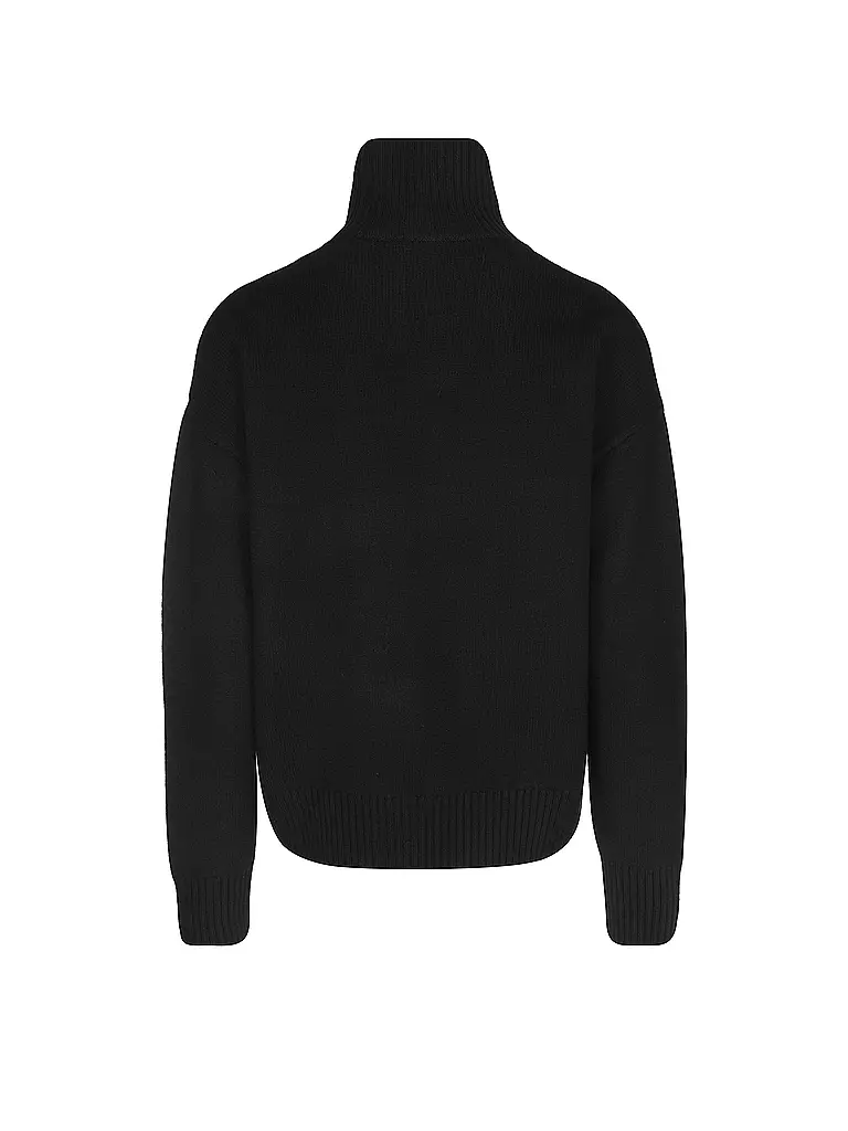 AMI PARIS Rollkragenpullover schwarz