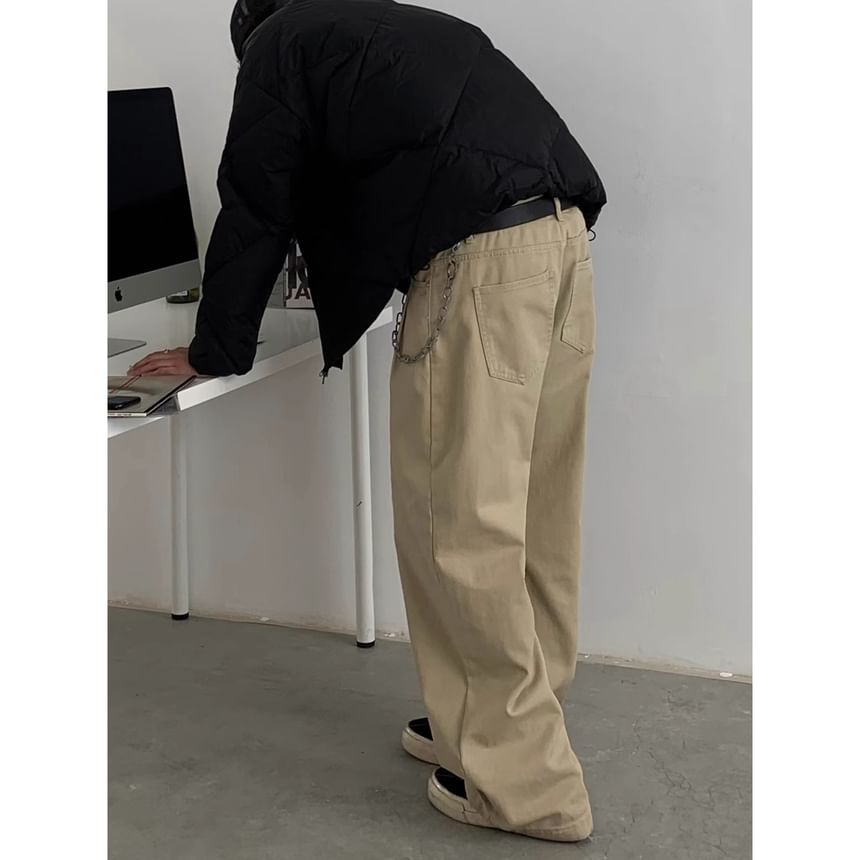 Nightbell - Mid Rise Plain Loose Fit Cargobroek