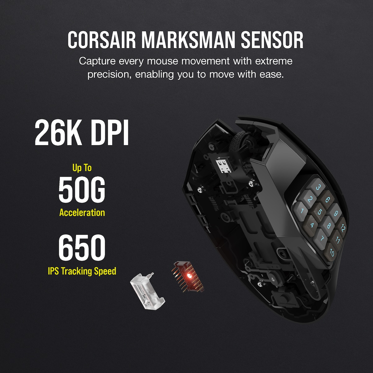 Corsair Scimitar Elite Wireless gamingmus