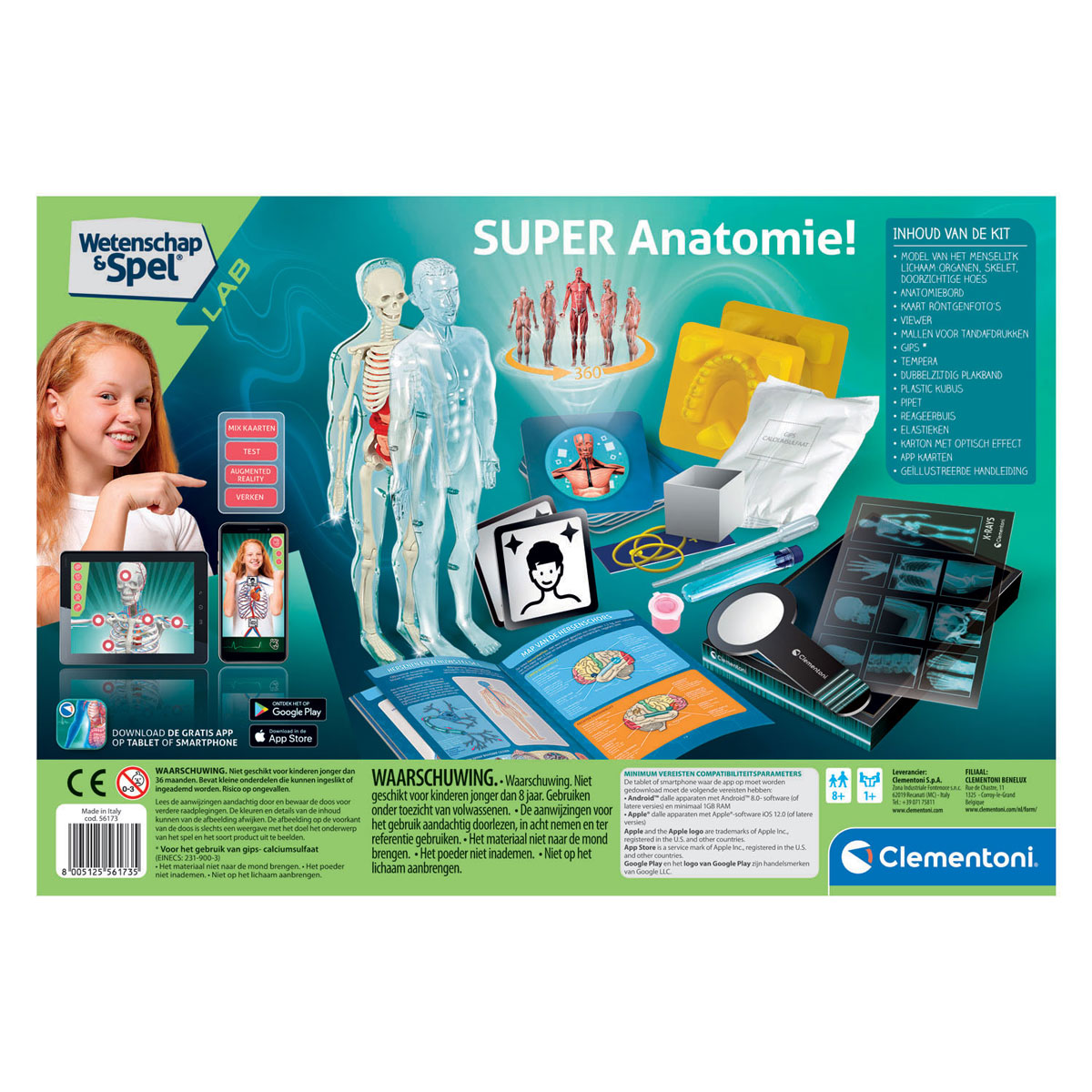 Clementoni Wetenschap en Spel- Super Anatomie