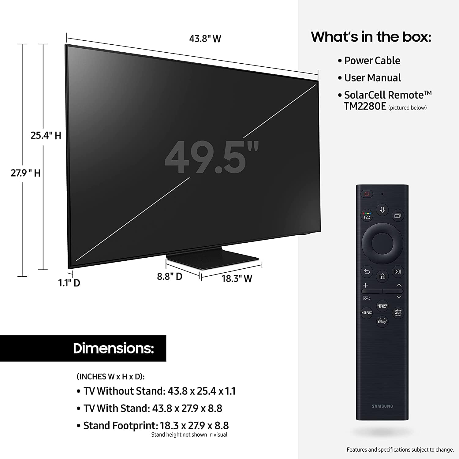 Samsung Série Q60B de 50 polegadas - Smart TV 4K UHD Dual LED Quantum HDR com Alexa integrada (QN50Q60BAFXZA, modelo 2022)