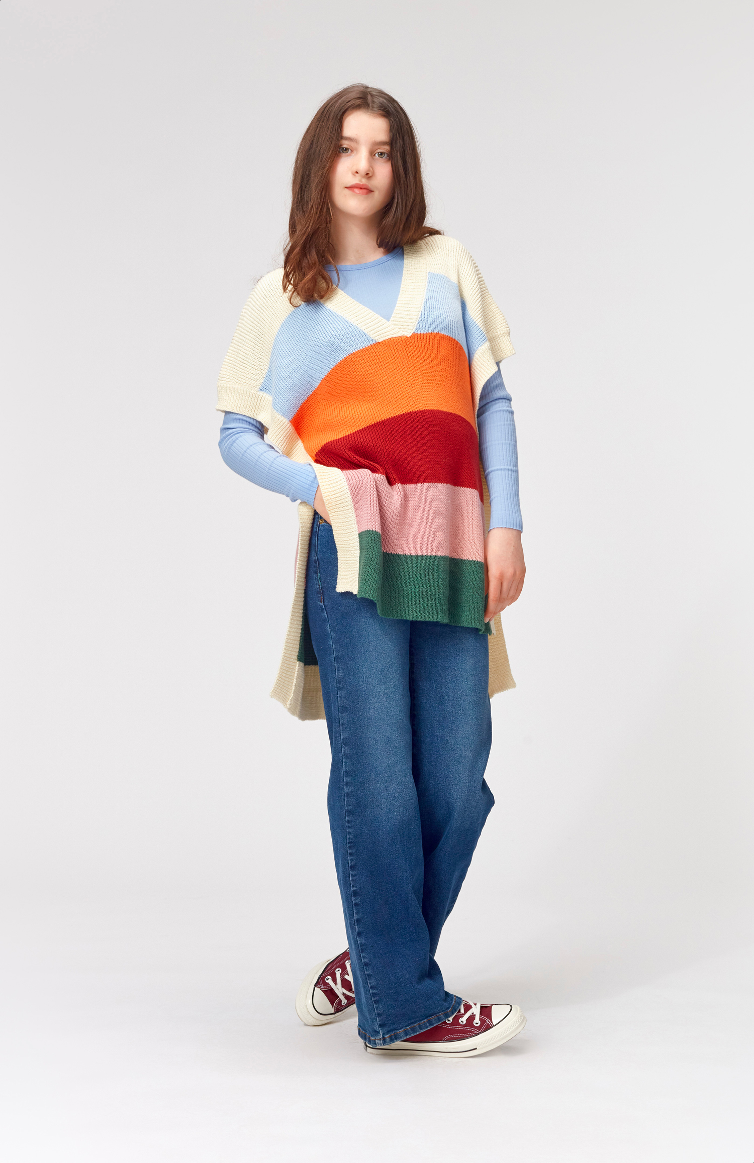 Gracelyn - Rainbow Knit